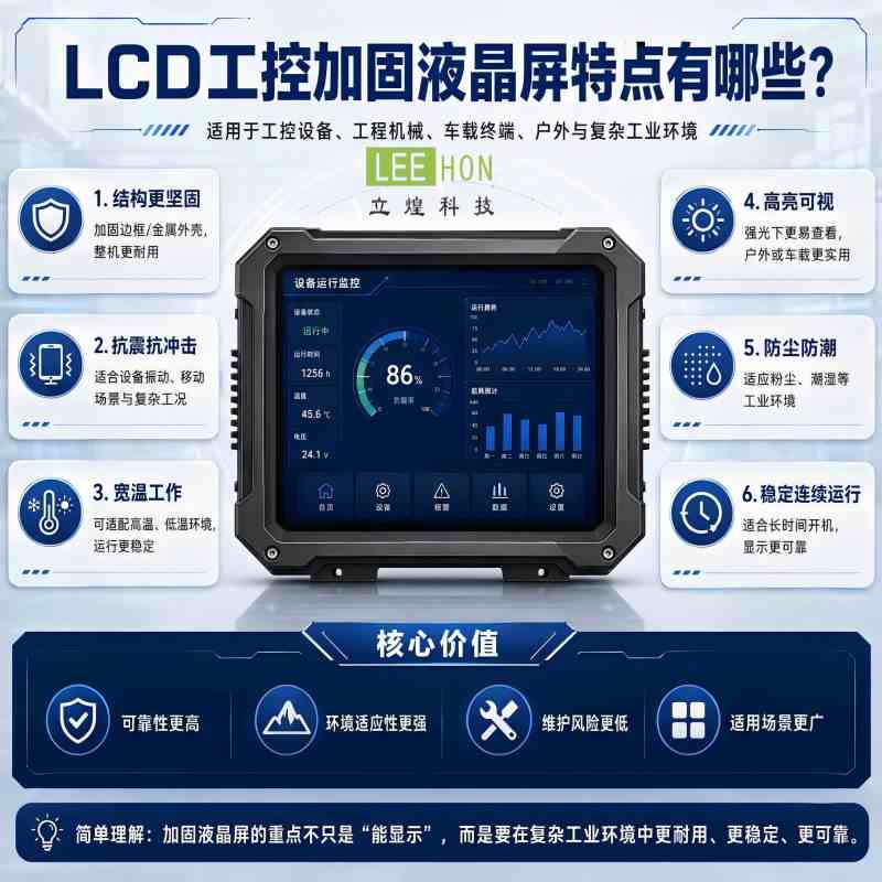 LCD工控加固液晶屏特點(diǎn)有哪些？202